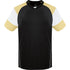 Russell Athletic Youth Mundo Jersey (322861-C), Color 'Black/WhiteVegas Gold'